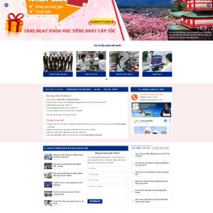 Mẫu Website Công ty Xuất khẩu lao động