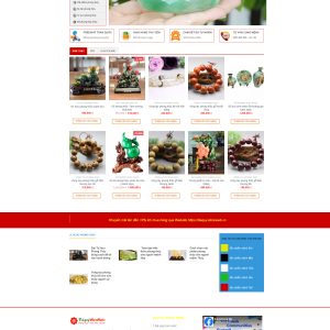 Mẫu Website Công ty kinh doanh Đá Quý