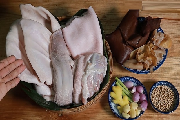 Nguyên Liệu Làm Giò Xào