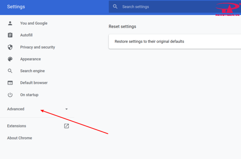 Đặt Lại Cài Đặt Trình Duyệt