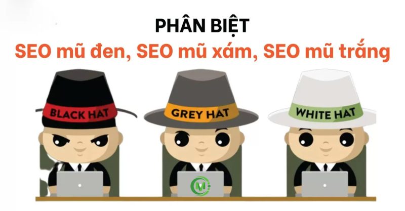 Phân Biệt SEO Mũ Trắng, SEO Mũ Đen Và SEO Mũ Xám