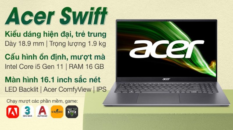 Acer Swift X 16