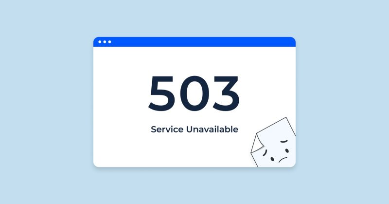 Lỗi 503 Là Gì?