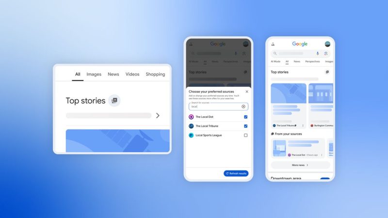 Preferred Sources Update