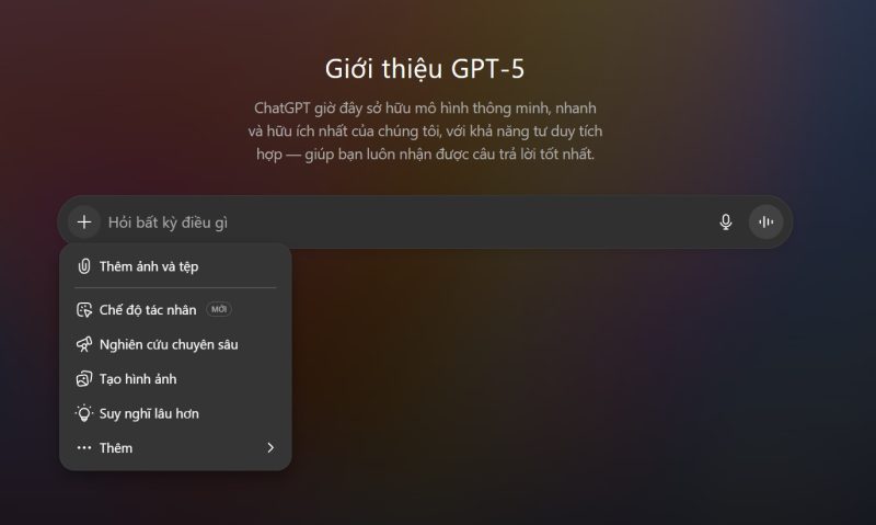 Những thay đổi / tính năng nổi bật của Chatgpt-5