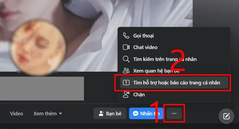 Report bài viết (post) lừa đảo