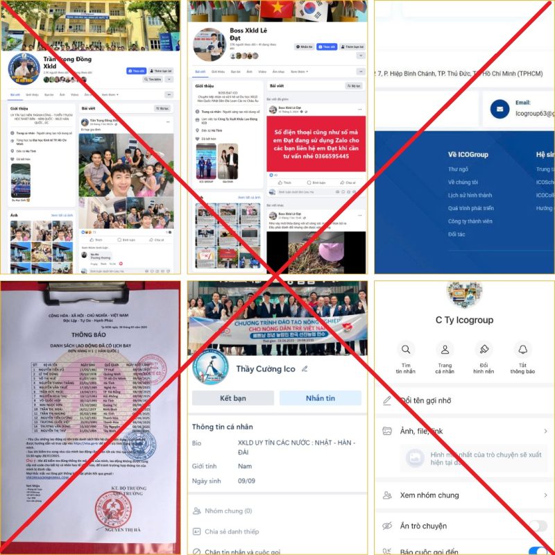 Report group / sự kiện lừa đảo