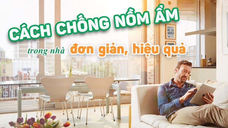 Cách chống nồm ẩm hiệu quả trong nhà